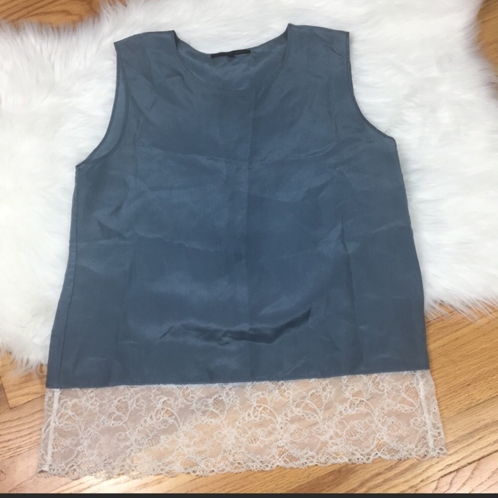 Beautiful People 100% Silk Sleeveless Blouse